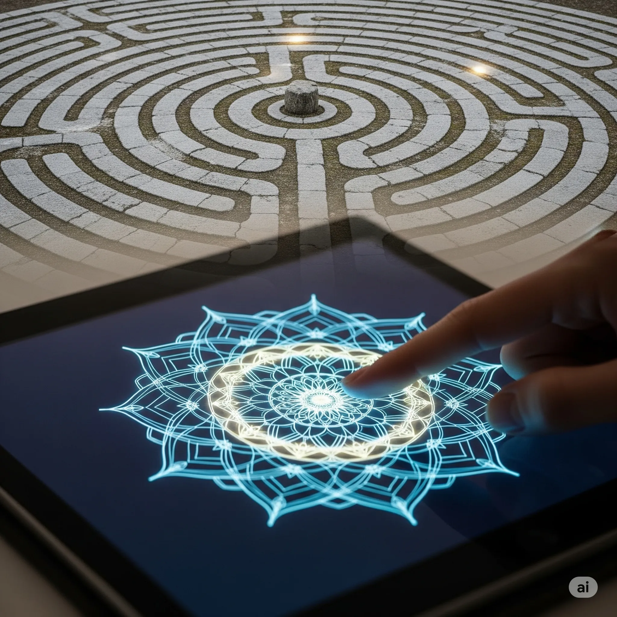 From labyrinths to mandalas: exploring the contemplative history of tracing